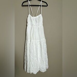 Gianni Bini White Eyelet Dress